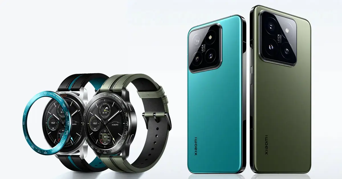 Xiaomi 14 and Watch S3 in New Colors, Inspired by the SU7 Electric Car