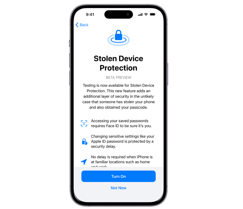 Apple Introduces Theft Deterrent Features in Latest iPhone Security Upgrade